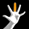 5 Finger: Mittelfinger