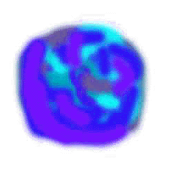 der blaue Planet atmet in Ebbe und Flut